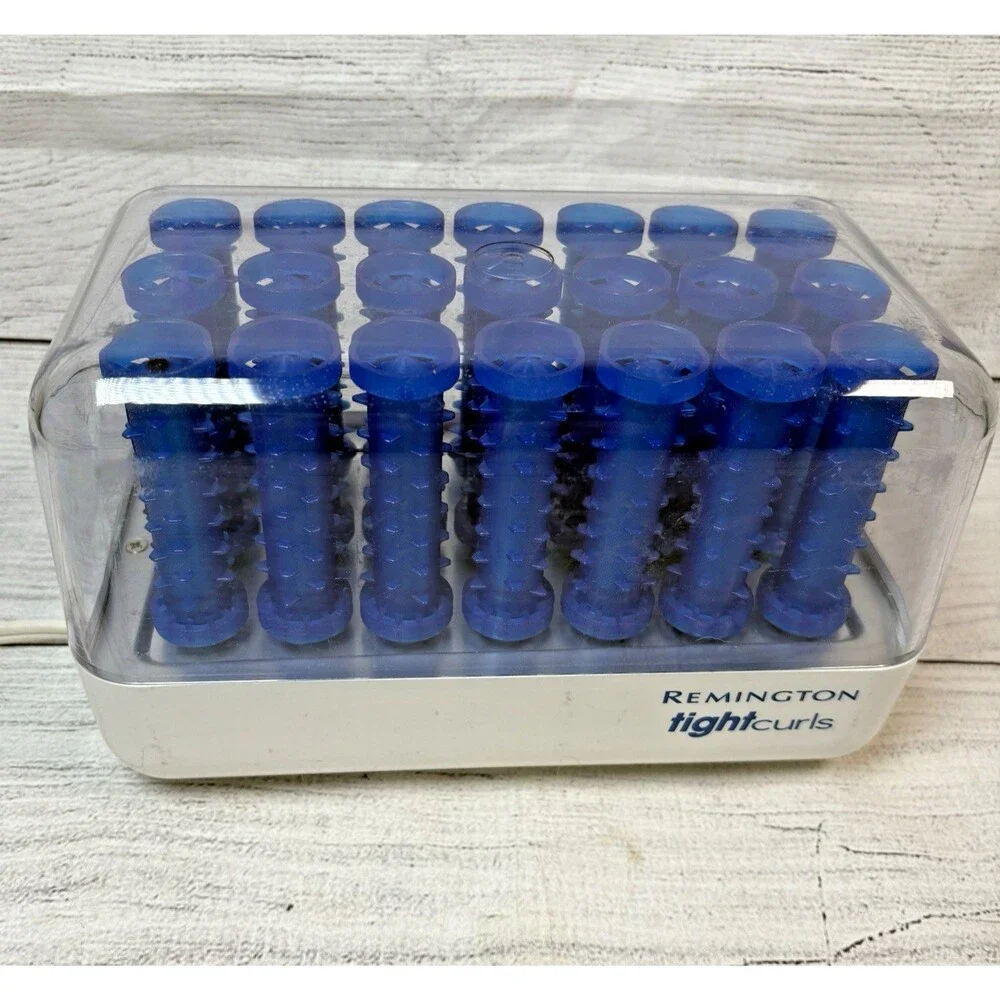 Remington Tight Curls Curlers Hot Rollers H-21SP Pageant Wax Core No Clips WORKS